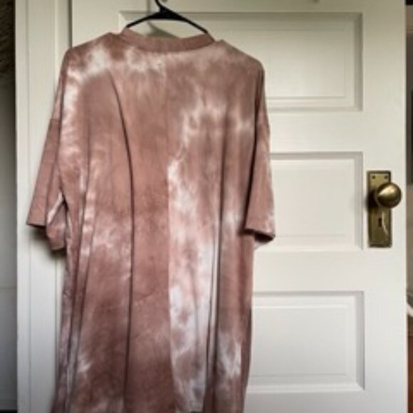 Dressed in LALA Tie-Dye Lounge Set in Brown and Cream - Picture 5 of 5